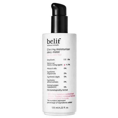[Belif] Creamy moisturizer deep moist 125ml