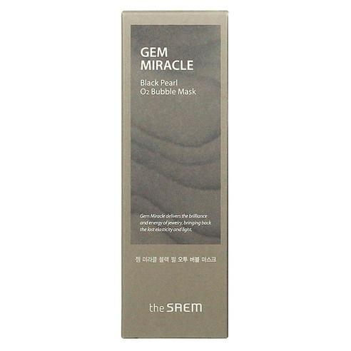 [theSAEM] Gem Miracle Black Pearl 02 Bubble Mask 105g - NURVA