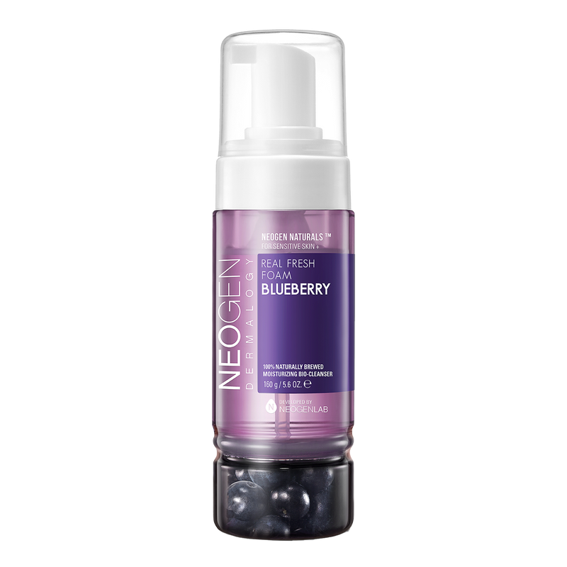 [NeoGen] DERMALOGY REAL FRESH FOAM CLEANSER BLUEBERRY 160G - NURVA