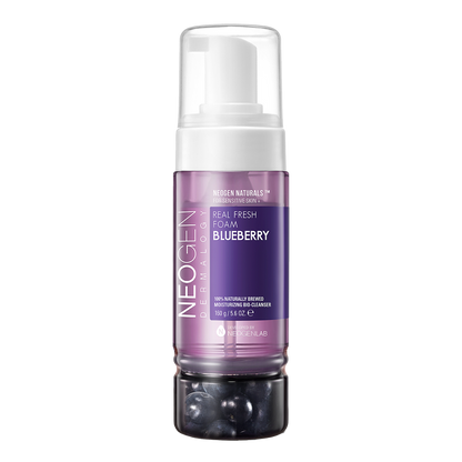 [NeoGen] DERMALOGY REAL FRESH FOAM CLEANSER BLUEBERRY 160G - NURVA