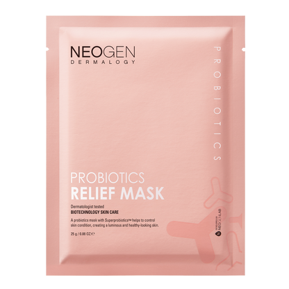 [NeoGen] DERMALOGY PROBIOTICS RELIEF MASK (25ML X 5 SHEETS)