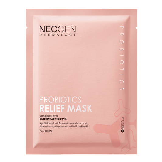 [NeoGen] DERMALOGY PROBIOTICS RELIEF MASK (25ML X 5 SHEETS)