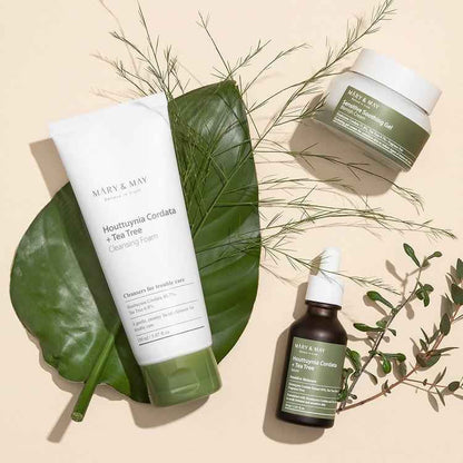 [Mary&May] Houttuynia Cordata + Tea Tree Cleansing Foam - 150ml
