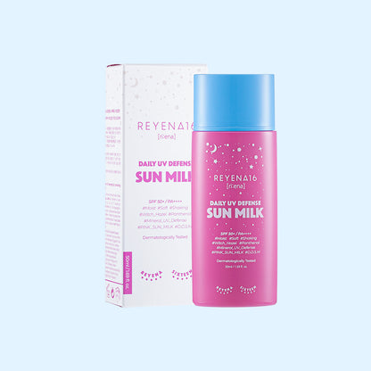 [REYENA16] Daily UV Defense Sun Milk SPF50+/PA++++ 50ml - NURVA