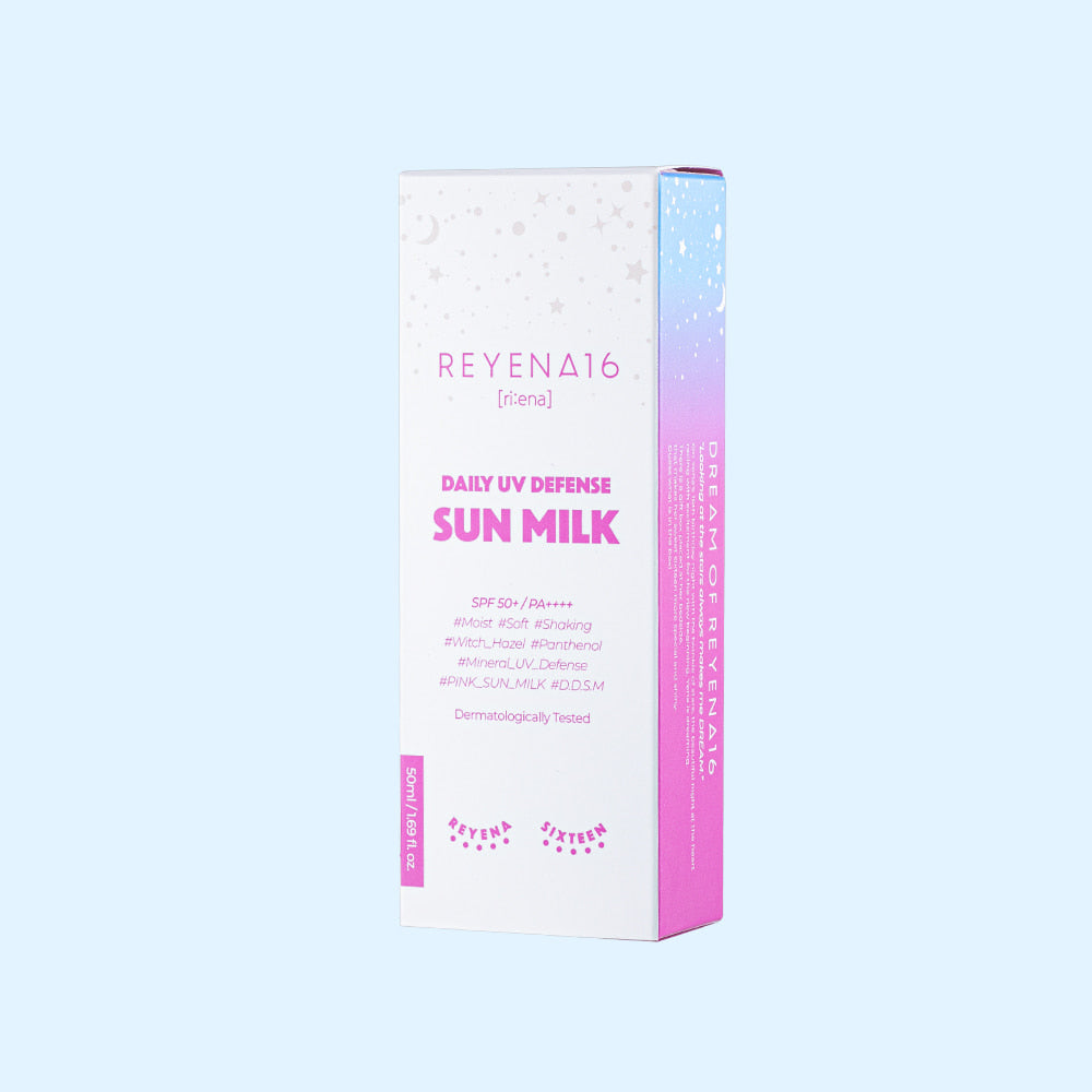 [REYENA16] Daily UV Defense Sun Milk SPF50+/PA++++ 50ml - NURVA