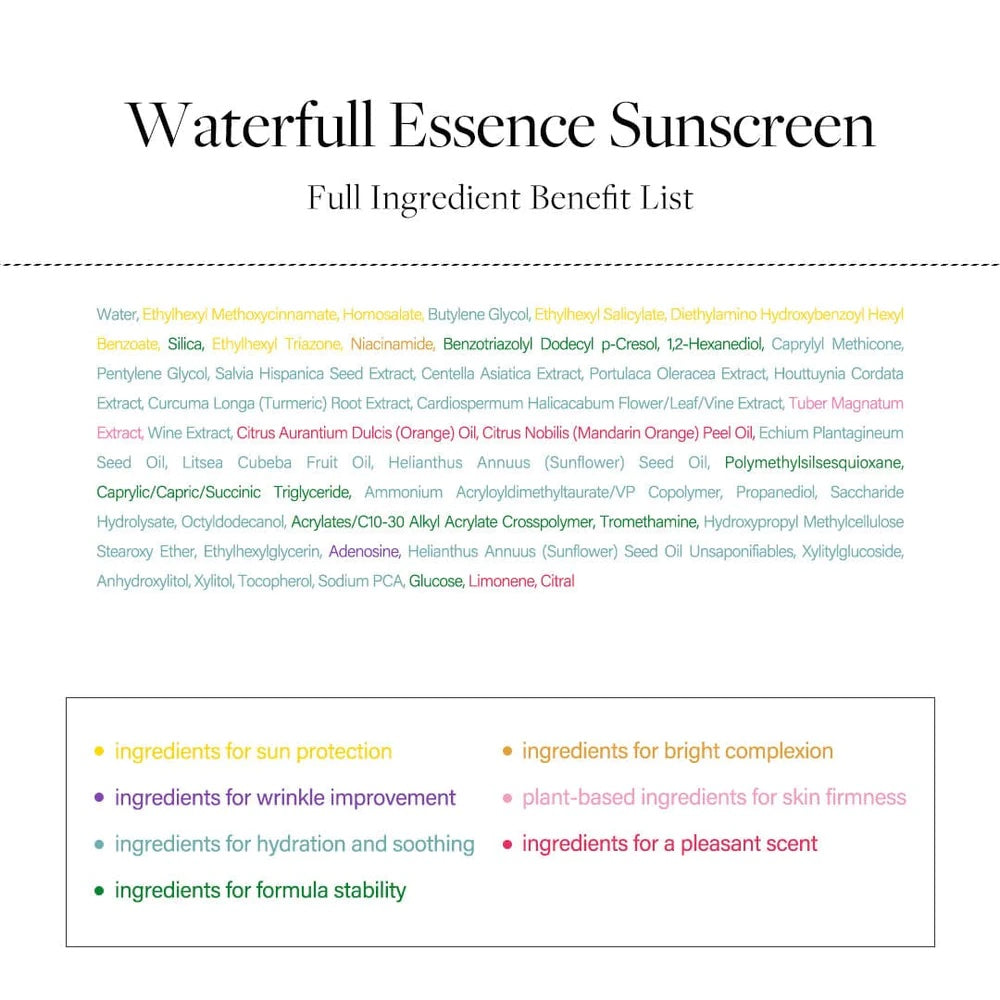 [d'Alba] Waterful Essence Sunscreen 50ml - NURVA