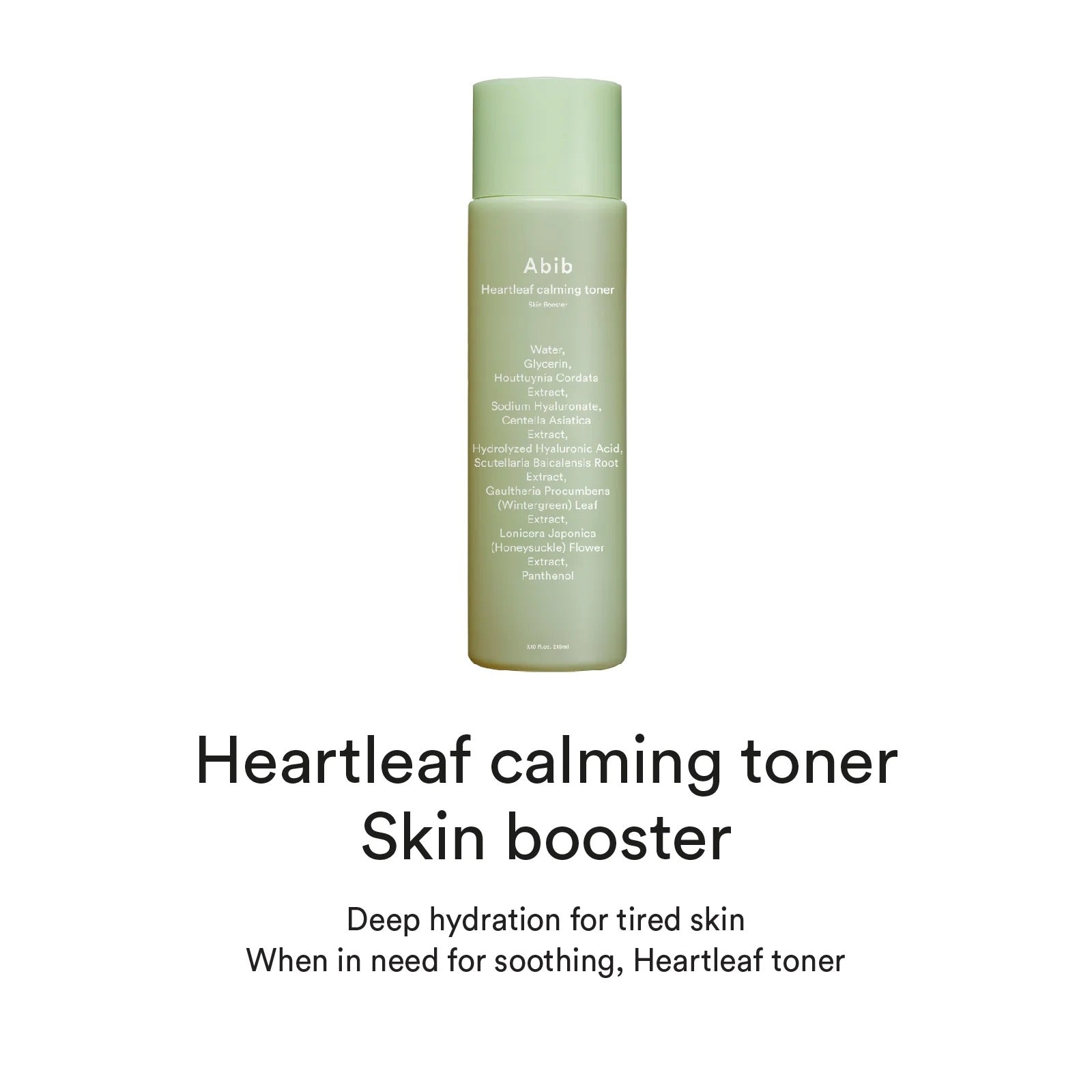 [Abib] Heartleaf calming toner Skin booster - 200ml - NURVA