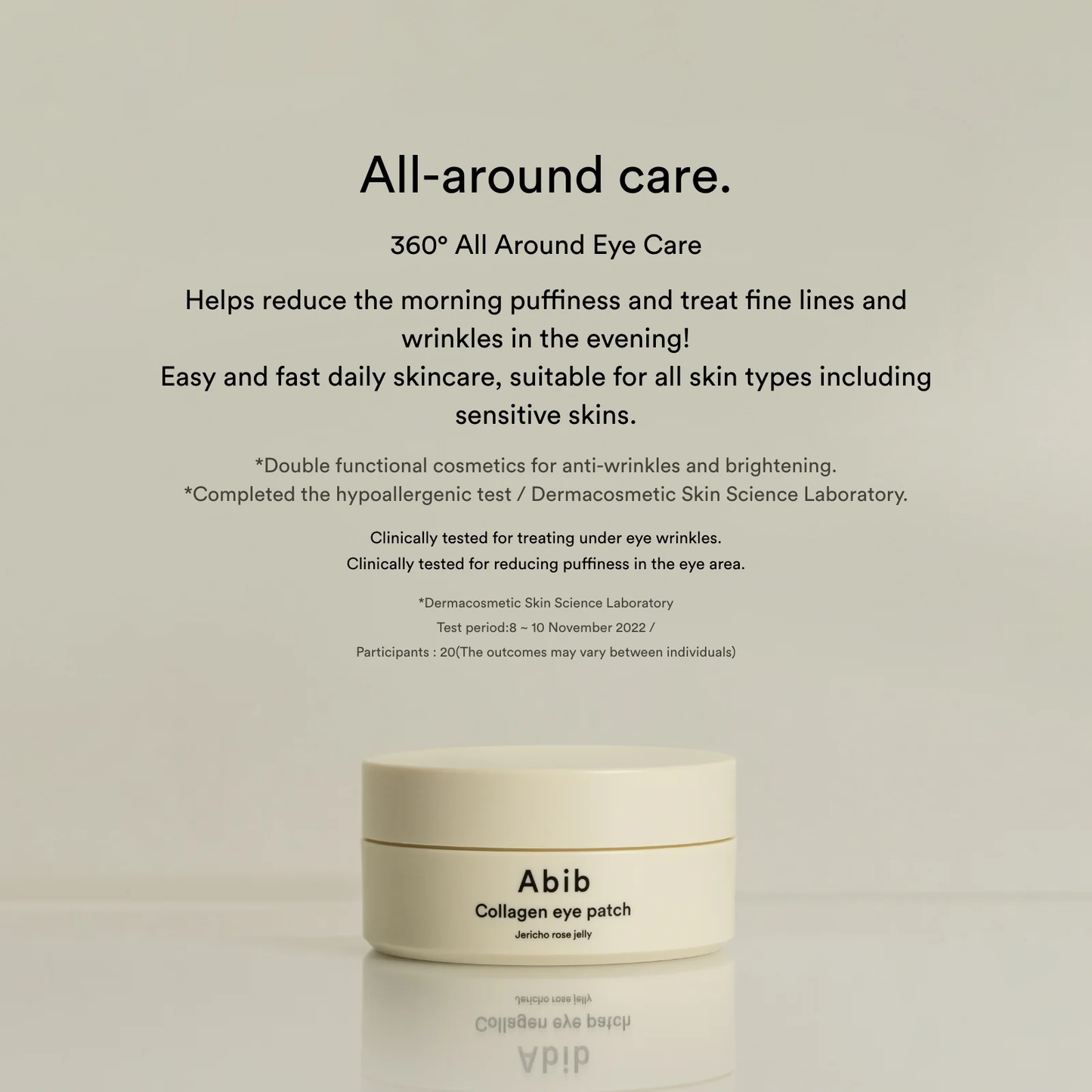 [Abib] Collagen eye patch Jericho rose jelly 60ea 90g - NURVA