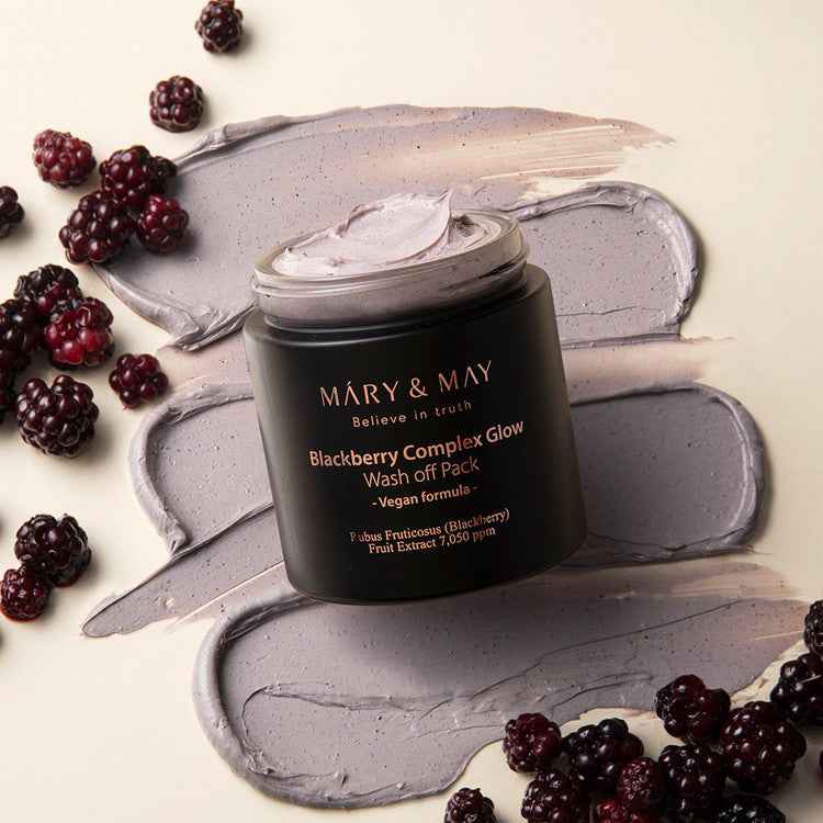 [Mary&May] Blackberry Complex Glow Wash off Pack 125g