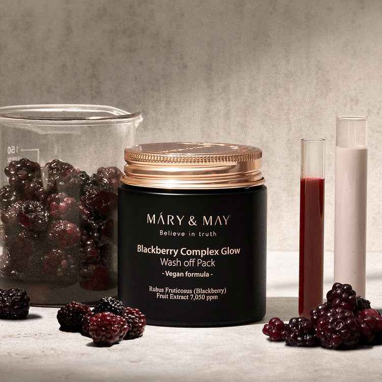 [Mary&May] Blackberry Complex Glow Wash off Pack 125g