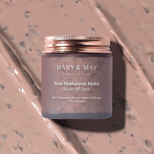 [Mary&May] Rose Hyaluronic Hydra Wash Off Pack 125g