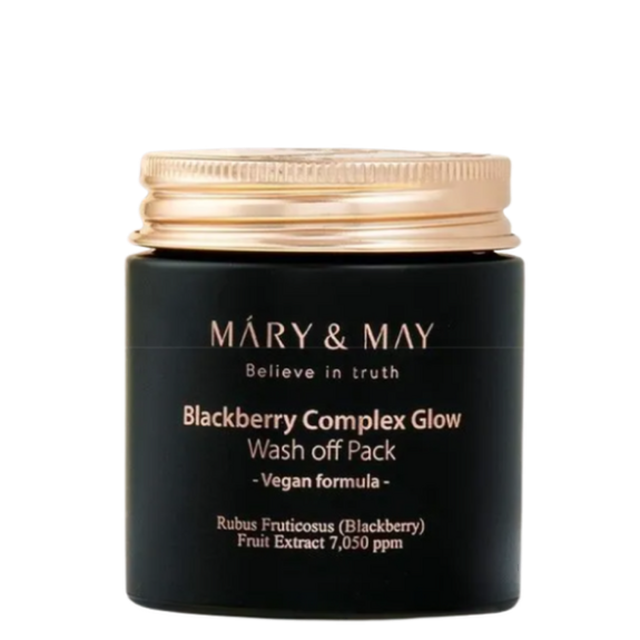 [Mary&May] Blackberry Complex Glow Wash off Pack 125g - NURVA