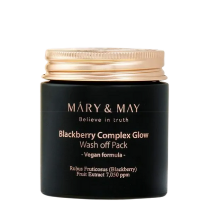 [Mary&May] Blackberry Complex Glow Wash off Pack 125g - NURVA