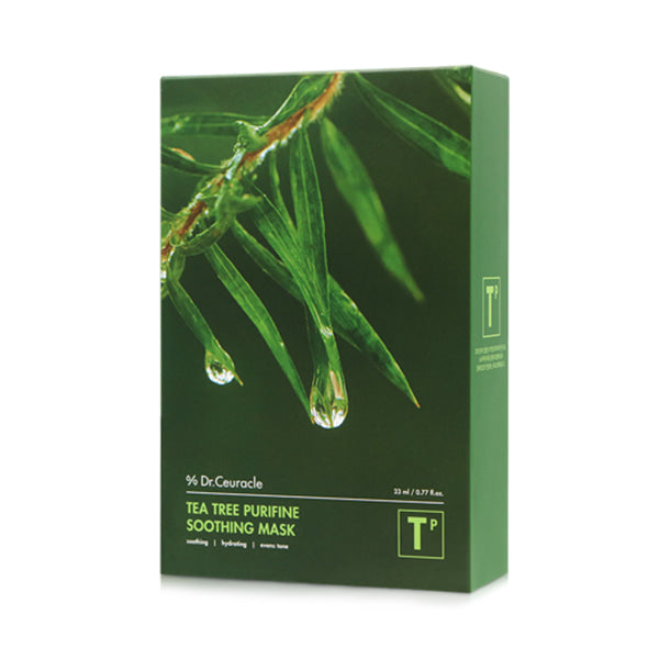 [Dr.Ceuracle] Tea Tree Purifine Soothing Mask 10pcs - NURVA