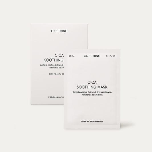 [Onething] Cica Soothing Mask 25ml*5pcs - NURVA