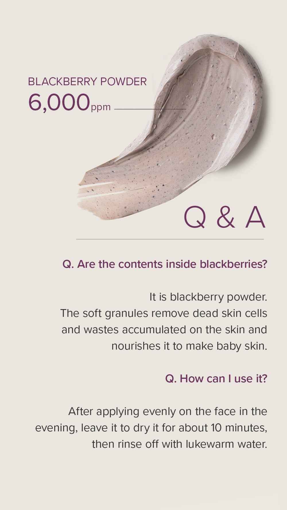 [Mary&May] Blackberry Complex Glow Wash off Pack 125g