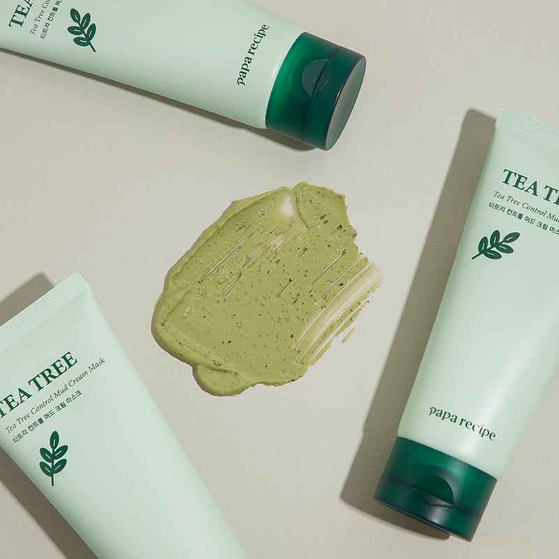 [PapaRecipe] Tea Tree Control Mud Cream Mask 100ml
