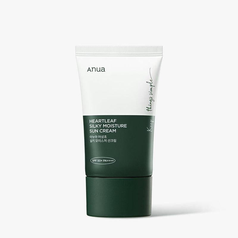 [Anua] HEARTLEAF SILKY MOISTURE SUNSCREEN 50ml - NURVA