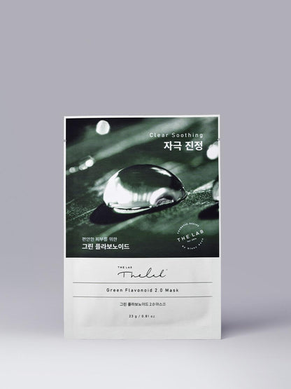 [THE LAB By BLANC DOUX] Green Flavonoid 2.0 Mask 1EA 23g - NURVA