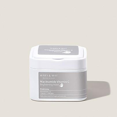 [Mary&May] Niacinamide Vitamin C Brightening Mask 30EA/400g - NURVA