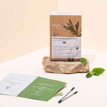 [Mary&May] Daily Safe Black Head Clear Nose Mask X10pcs