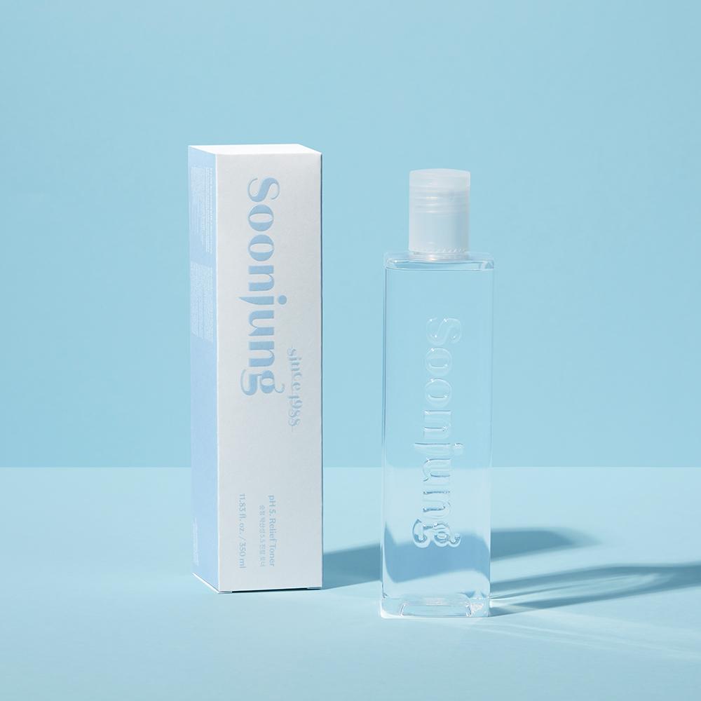 [EtudeHouse] SoonJung pH 5.5 Relief Toner 350ml - NURVA