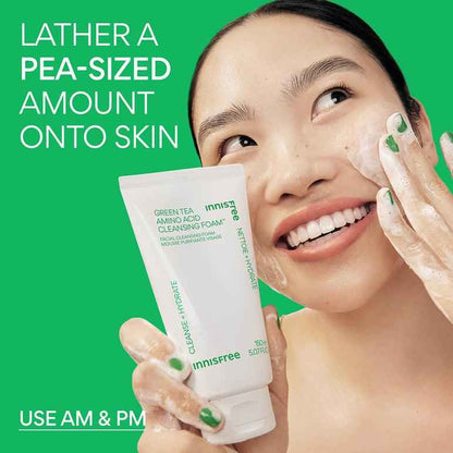 [Innisfree] Green Tea Amino Acid Cleansing Foam 150ml