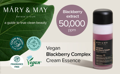 [Mary&May] Vegan Blackberry Complex Cream Essence 30ml [Miniature] - NURVA