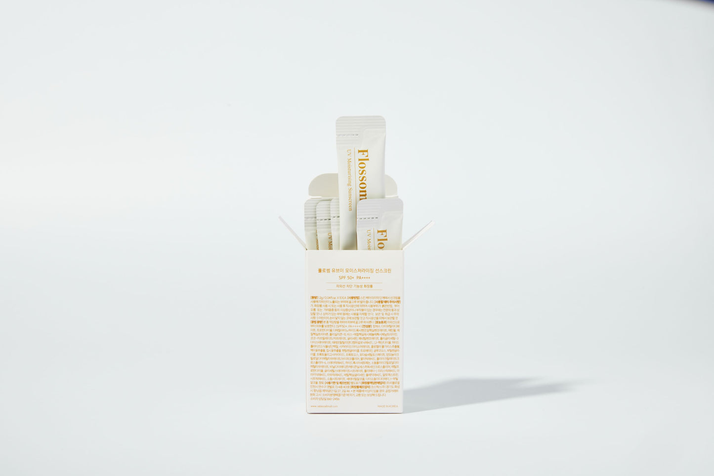 [Reblocell] Flossom UV Moisturising Sunscreen Pocket - 10ea / box - NURVA