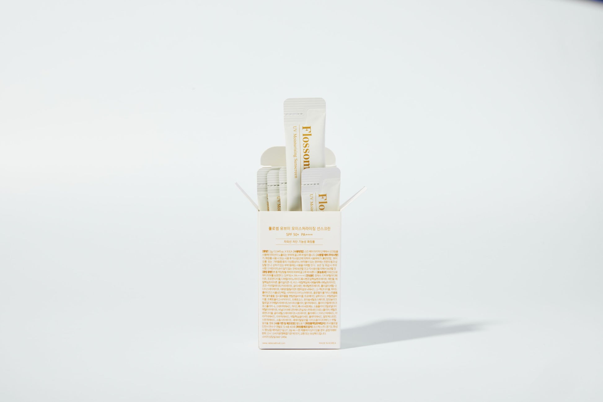 [Reblocell] Flossom UV Moisturising Sunscreen Pocket - 10ea / box - NURVA