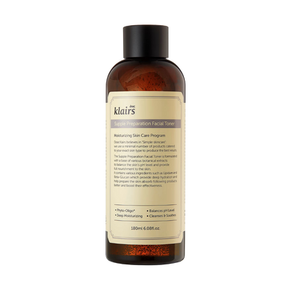 [Dear Klairs] Supple Preparation Facial Toner 180ml - NURVA