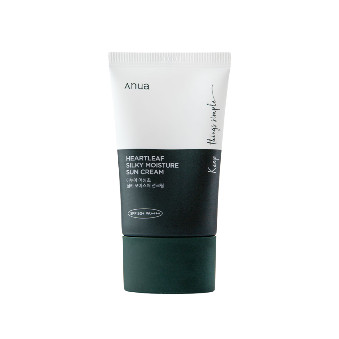[Anua] HEARTLEAF SILKY MOISTURE SUNSCREEN 50ml - NURVA
