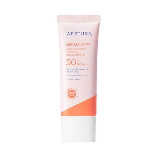 [aestura] Derma UV365 Red Calming Tone-Up Sunscreen 40ml - NURVA
