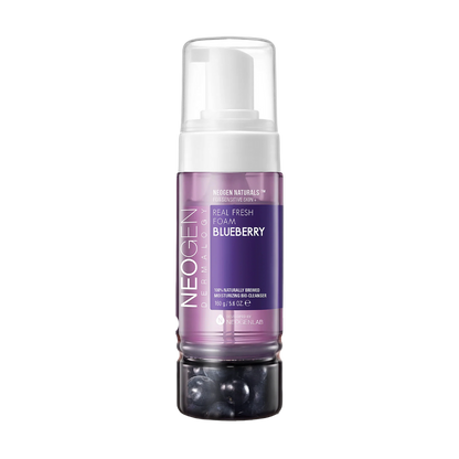 [NeoGen] DERMALOGY REAL FRESH FOAM CLEANSER BLUEBERRY 160G - NURVA