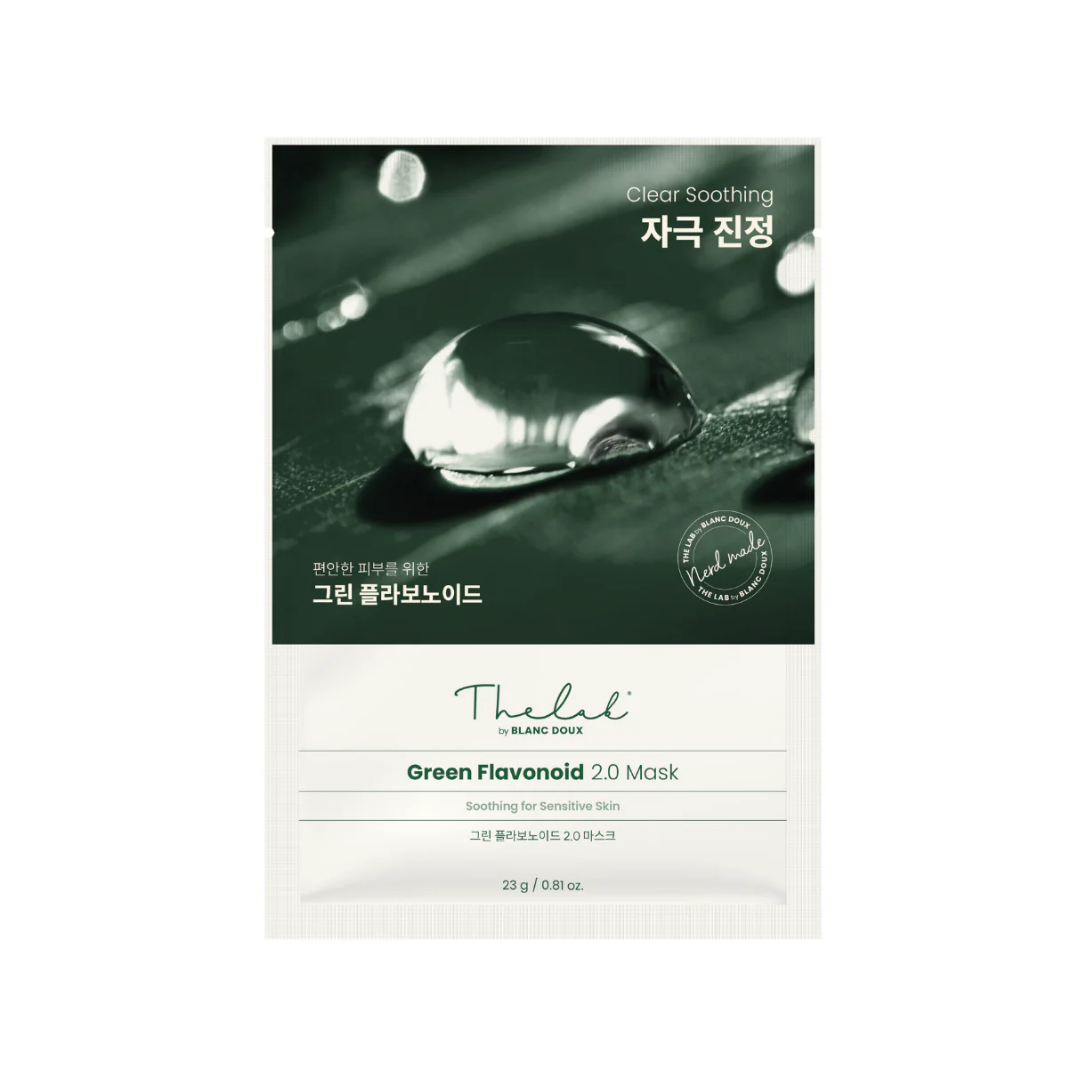 [THE LAB By BLANC DOUX] Green Flavonoid 2.0 Mask 1EA 23g - NURVA