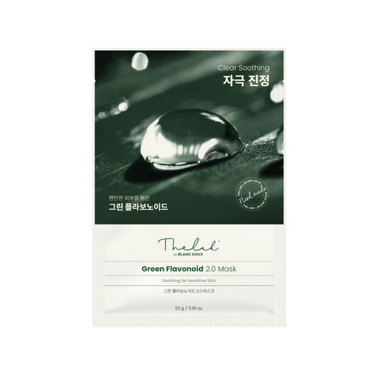 [THE LAB By BLANC DOUX] Green Flavonoid 2.0 Mask 1EA 23g - NURVA