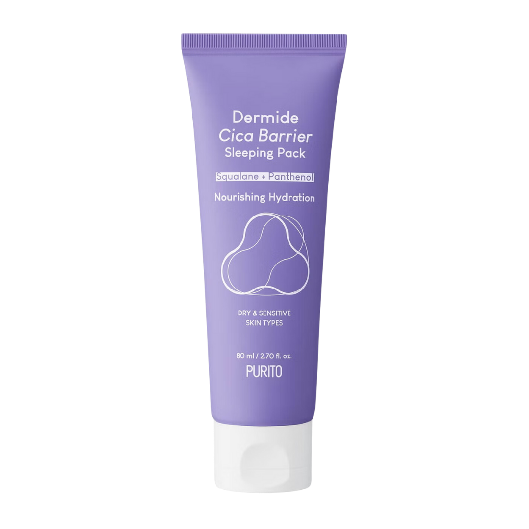 [Purito] Dermide Cica Barrier Sleeping Pack 80ml - NURVA