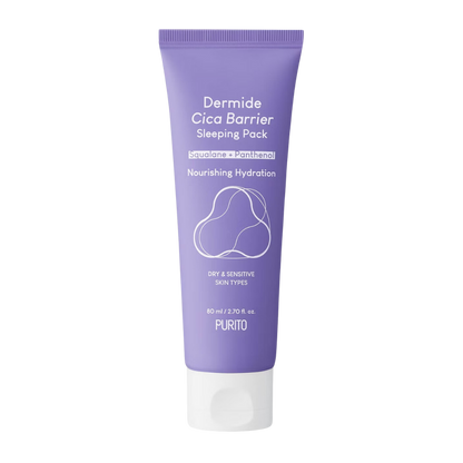 [Purito] Dermide Cica Barrier Sleeping Pack 80ml - NURVA