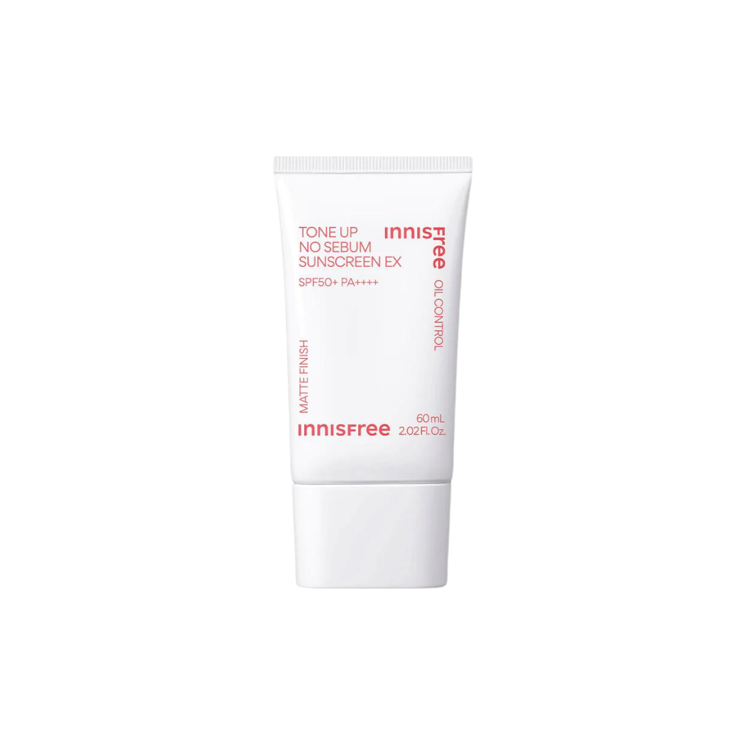 [Innisfree] Tone Up No Sebum Sunscreen SPF50+ PA++++ 60ml - NURVA