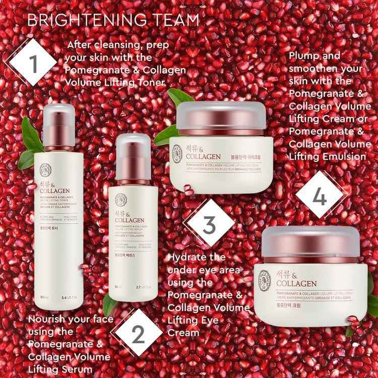 [Thefaceshop] POMEGRANATE AND COLLAGEN VOLUME LIFTING TONER 160ml