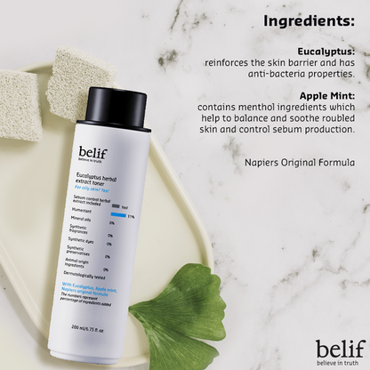 [Belif] Eucalyptus herbal extract toner 200 ml - NURVA