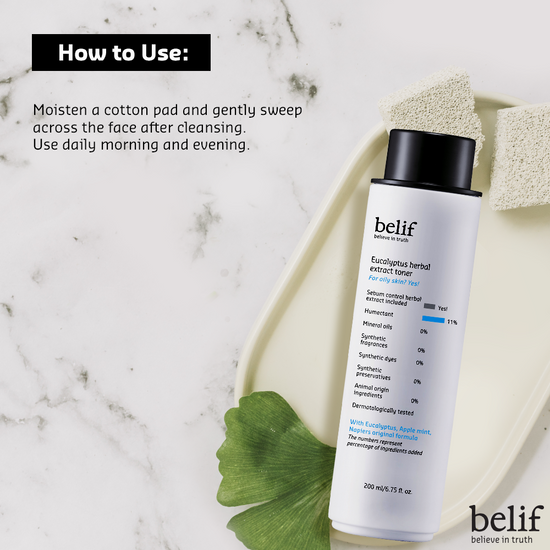 [Belif] Eucalyptus herbal extract toner 200 ml - NURVA
