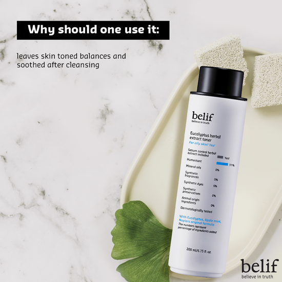 [Belif] Eucalyptus herbal extract toner 200 ml - NURVA