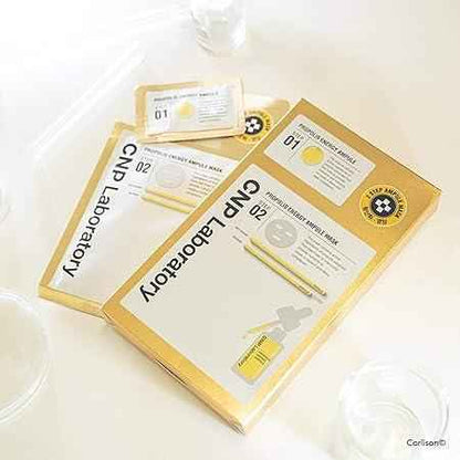 [CNP Laboratory] 2-Step Propolis Energy Active Ampule Mask (5 Sheets)