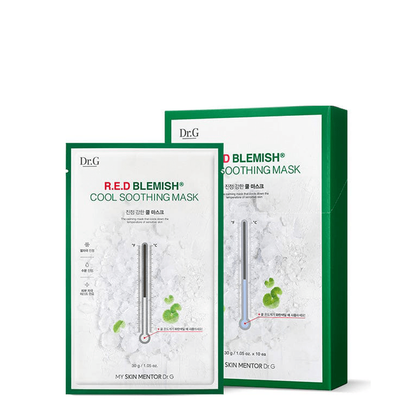 [Dr.G] Red Blemish Cool Soothing Mask 10ea - NURVA