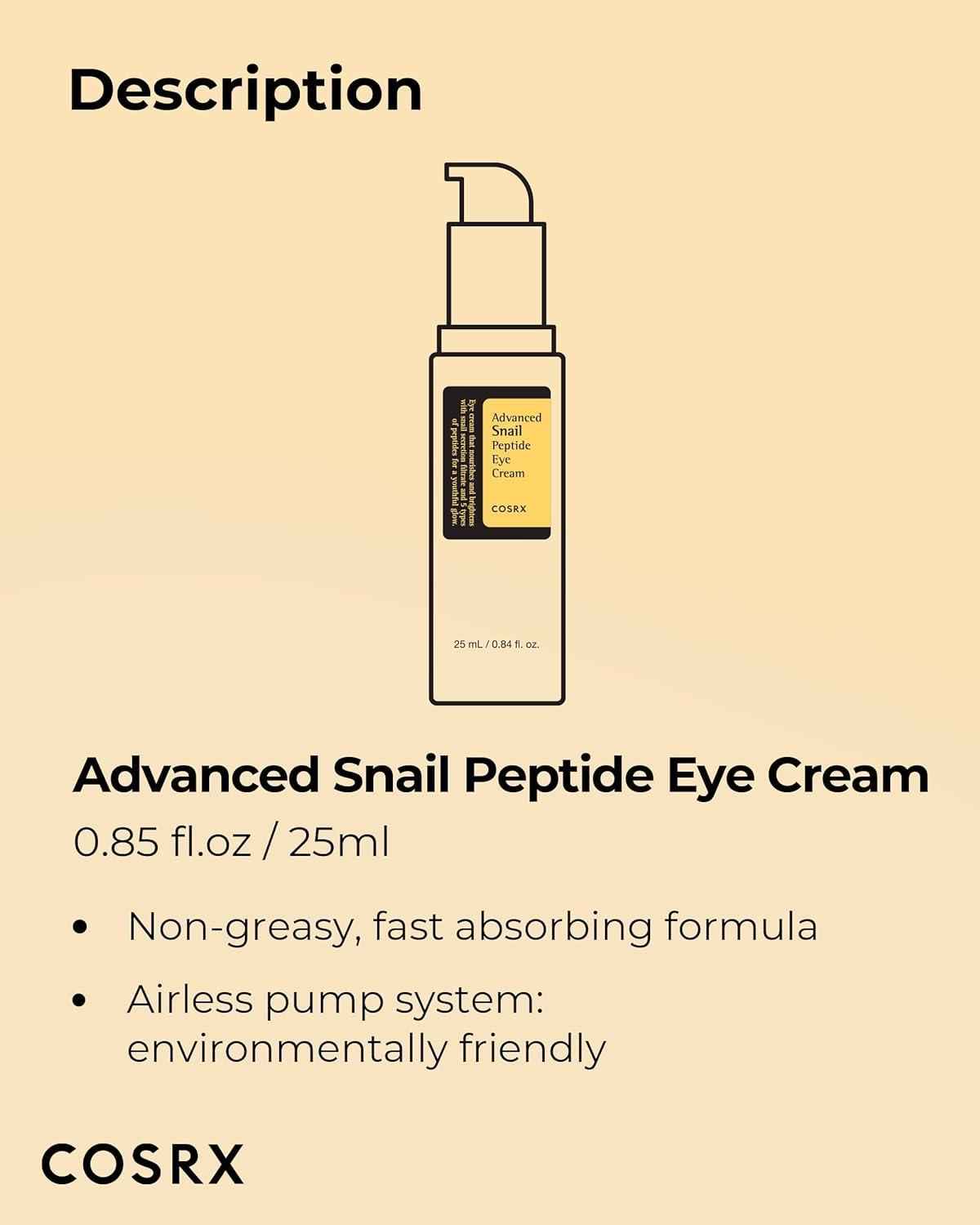 [Cosrx] Advanced Snail Peptide Eye Cream 25ml