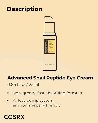 [Cosrx] Advanced Snail Peptide Eye Cream 25ml