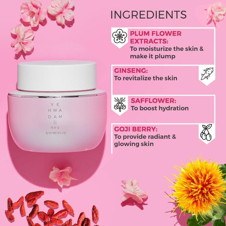 [Thefaceshop] YEHWADAM PLUM FLOWER REVITALIZING EYE CREAM - 25ML - NURVA