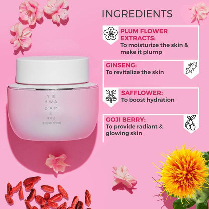 [Thefaceshop] YEHWADAM PLUM FLOWER REVITALIZING EYE CREAM - 25ML - NURVA