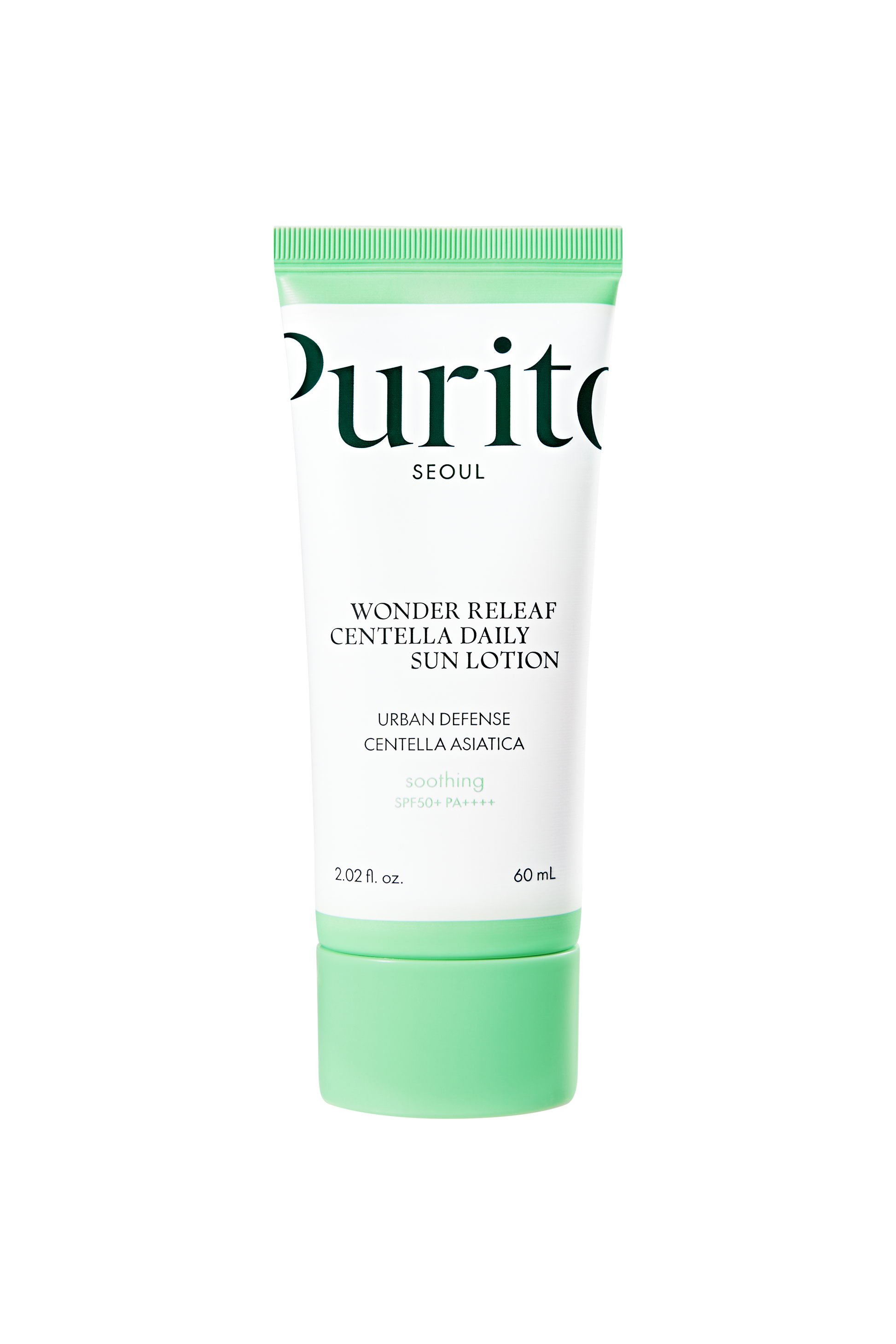[Purito] Wonder Releaf Centella Daily Sun Lotion SPF50+ PA++++ 60ml - NURVA